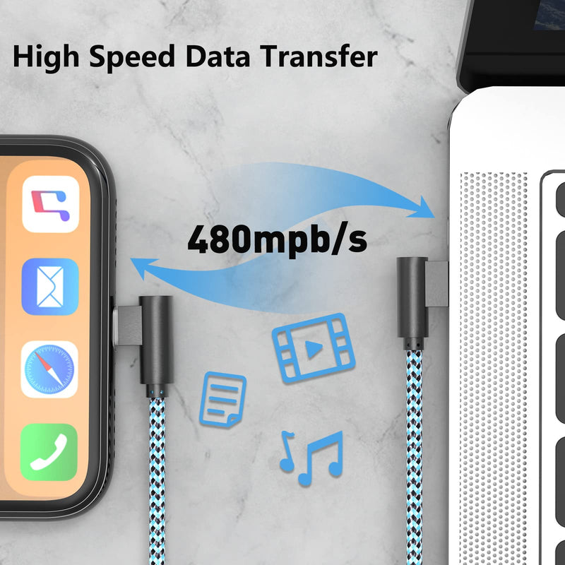 [AUSTRALIA] - iPhone Charger Cord Lightning Cable 10 ft 3 Pack iPhone Charging Cable Long iPhone 11 Charger 10ft [Apple Certified] Nylon Braided Fast Charging for 13 mini/13/12/11 Pro MAX/XR/XS/8/7/Plus/6S/SE/iPad… 