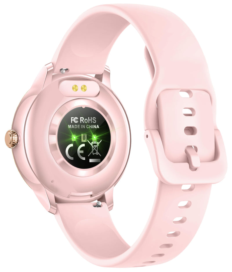 Smart Watches for Women 1.27" HD Roman Dial Sports Watches IP68 Waterproof | Activity Trackers with Heart Rate Sleep Monitor Smartwatch for iPhone Android Fitness Tracker Reloj Inteligente para Mujer Steel