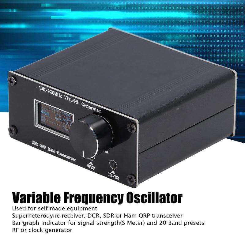 SDR QRP HF, VFO RF Generator 10K 220MHz S DR Transceiver HAM Oscillator with Variable Frequency Oscillator 10K