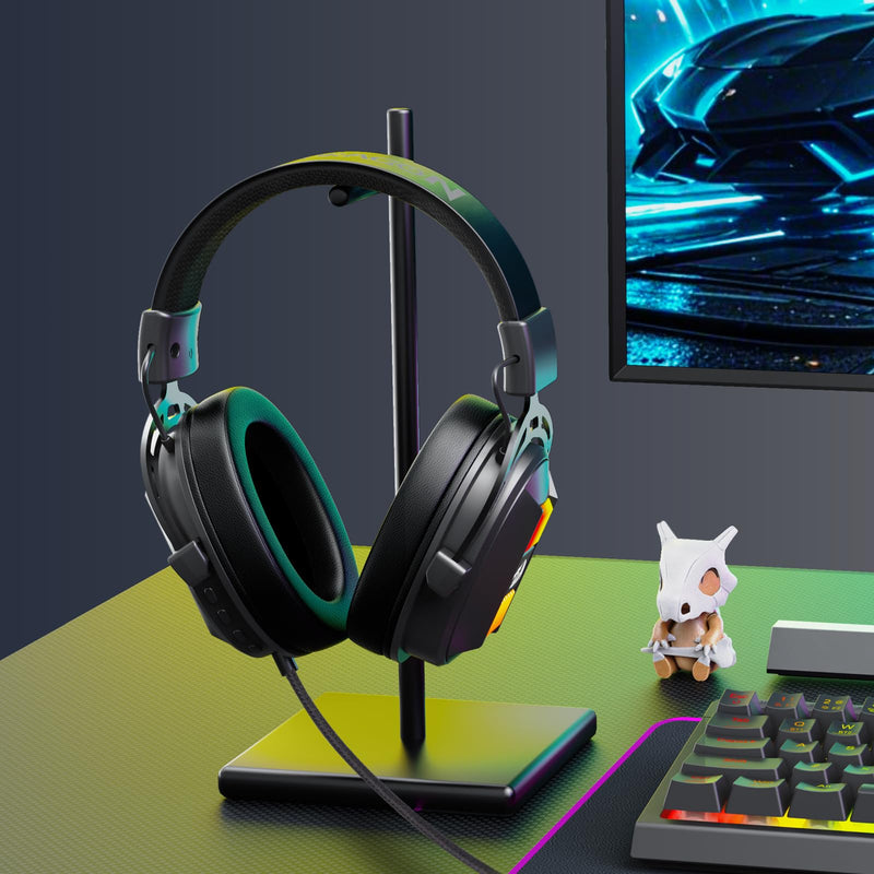 Redragon H375 Wired Gaming Headset, 53mm Drivers 7.1 Surround Sound, Detachable Noise Cancelling Mic, USB Computer Headset with RGB, Lightweight Design for PC/Laptop/PS4 | 53mm Driver, Removable Noise Cancelling Microphone, Lightweight Design, Compatib...