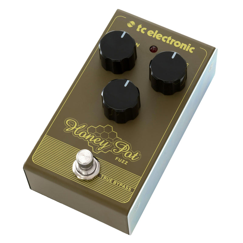 TC Electronic HONEY POT FUZZ Vintage-Flavored Fuzz Pedal with Massive Wall of Tones and Miles of Sustain