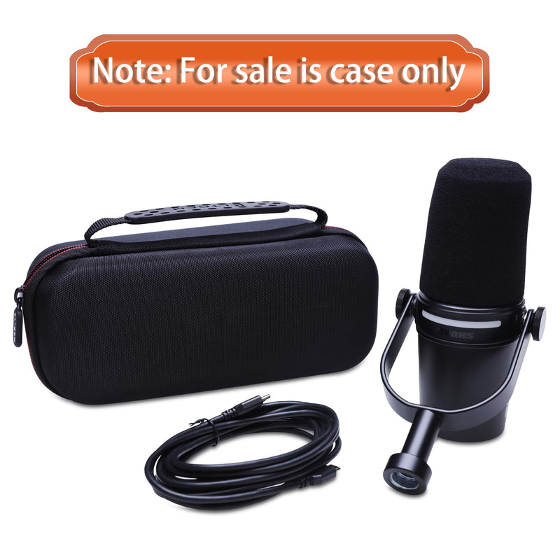 LTGEM Case Compatible with Shure MV7+ Podcast Dynamic Microphone, Case Only