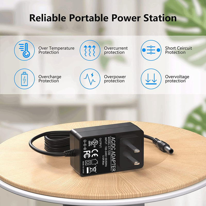 18 Volt Power Supply Replacement for Guitar Pedal Board 18V 1A DC Regulated Power Supply Center Negative Plug