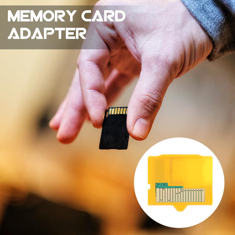 UKCOCO Micro SD Attachment -1 Camera TF to XD Card Insert Adapter Sd Memory Adapter 25 x 25 x 5 mm for Micro SD Micro Yellow