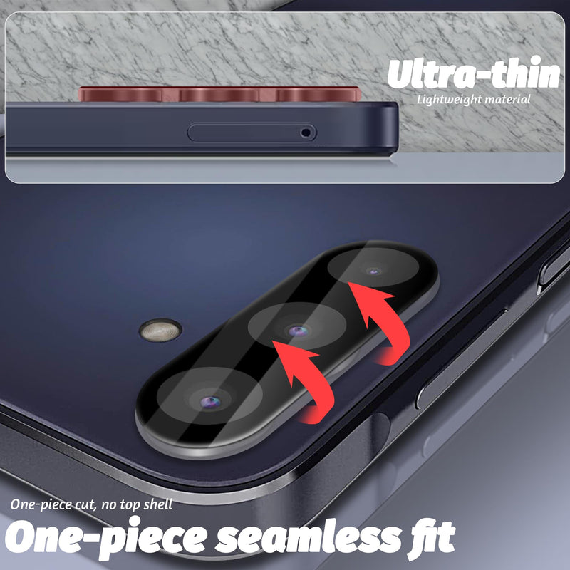 (3 Pack) Orzero Compatible for Samsung Galaxy A15 5G Camera Lens Protector, Tempered Glass 9 Hardness High Definition Anti-Scratch