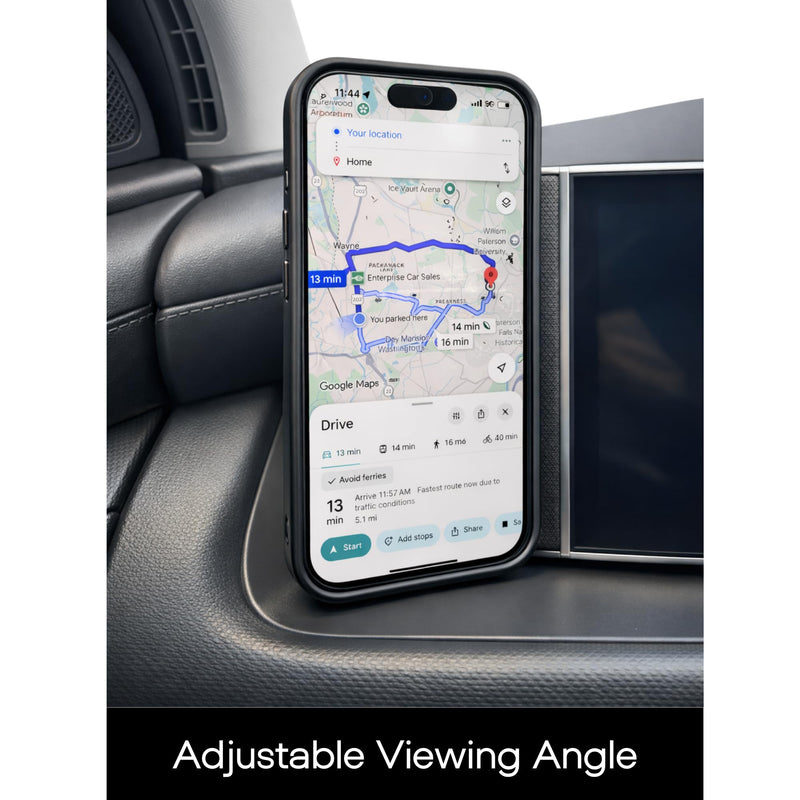 Magnetic Phone Mount for Hyundai with Strong Dash Grip, MagSafe-Compatible | Compatible with Sonata, Kona, Santa Fe, Santa Cruz (2024–26), Tucson (2025–26), Ioniq 5/9; not for Limited/Calligraphy trims