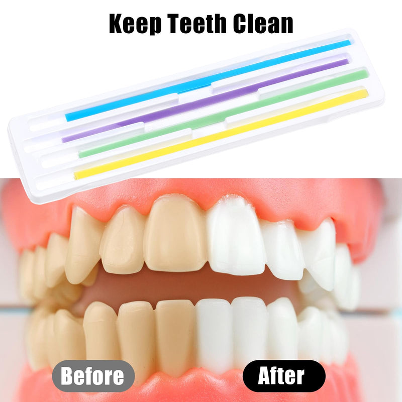 60 Pcs Dental Polishing Strips Teeth Sanding Grinding Tool Universal Dental Abrasive Strips Teeth Polishing Finishing 4mm x 150mm Finishing Tooth File for Oral Care Cleaning Gloss Contouring 60