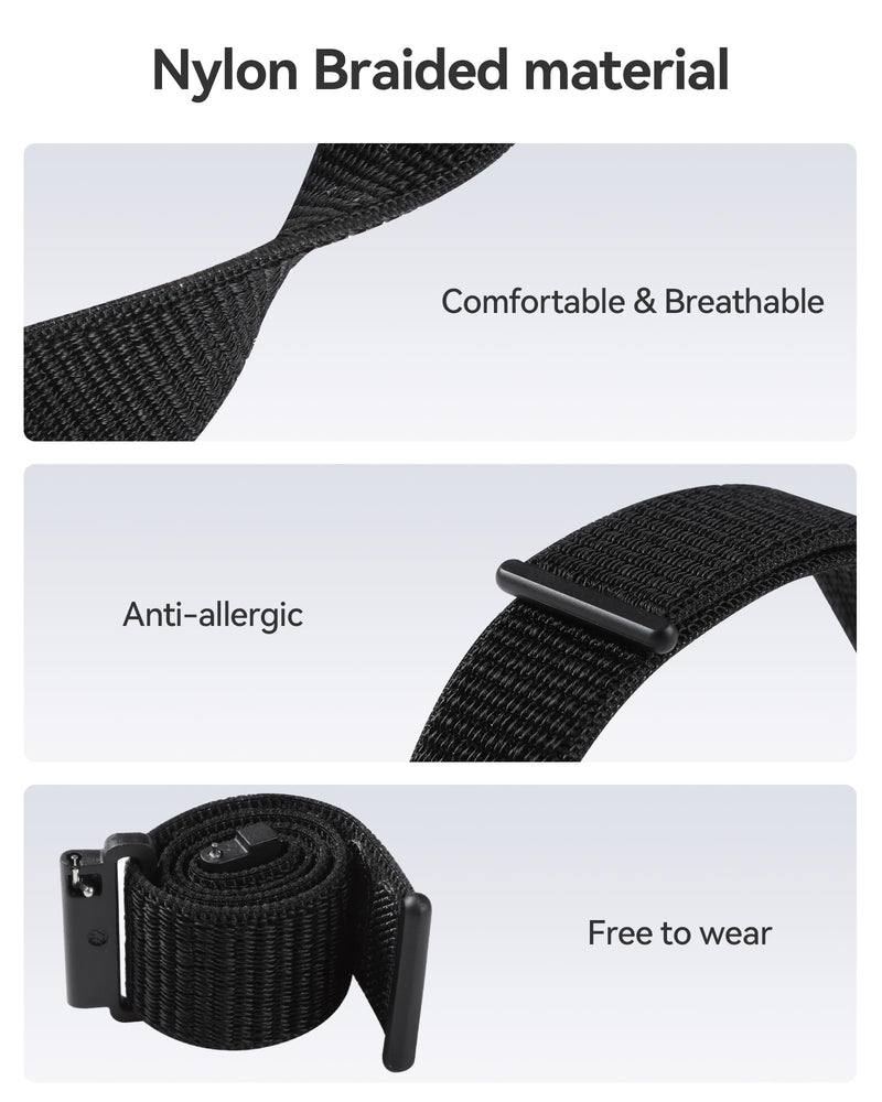 Parsonver PS01G Smart Watch with Bluetooth Call Bundle with PSWB1B 22mm Watch Band