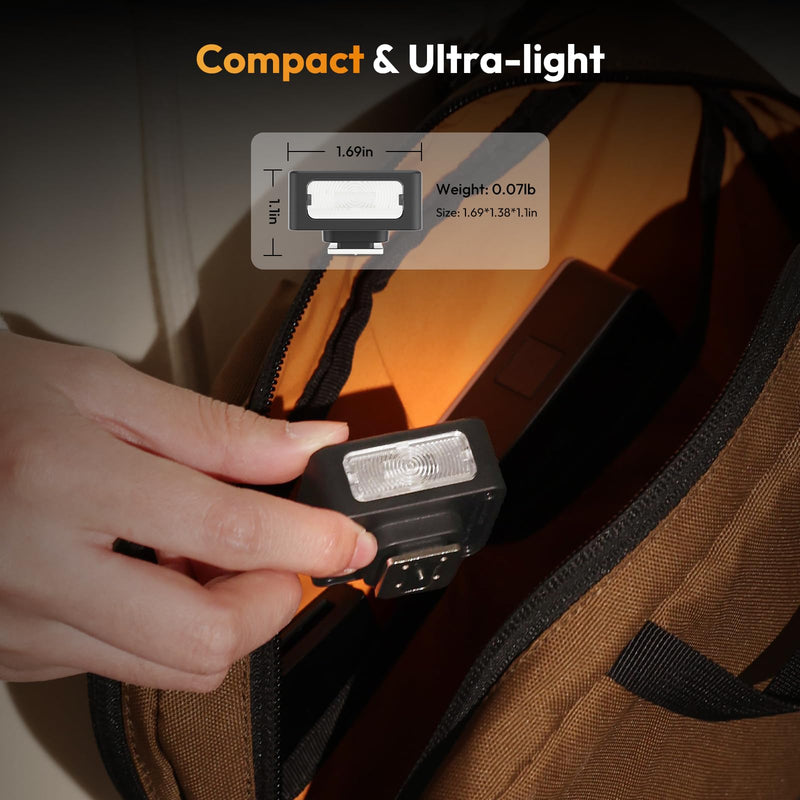 Ulanzi SL01 Mini Flash Speedlite with SL02 Camera Flash with Video Light