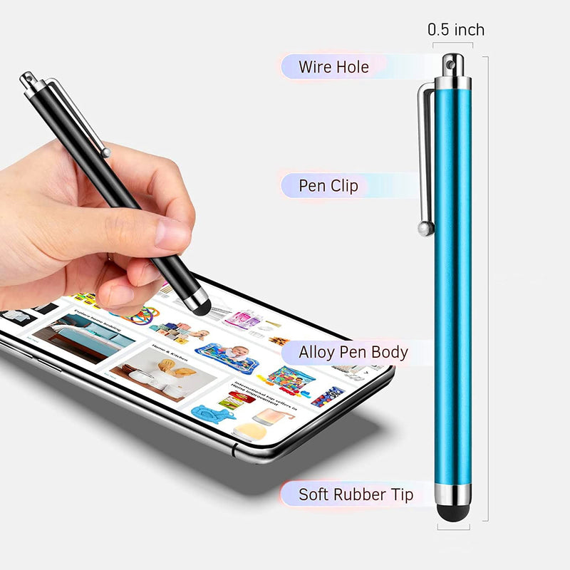 ANRANK SP3115AK 3 Pack Stylus Pens for Touch Screens iPad iPhone Tablets Samsung Galaxy All Universal Touch Screen Devices