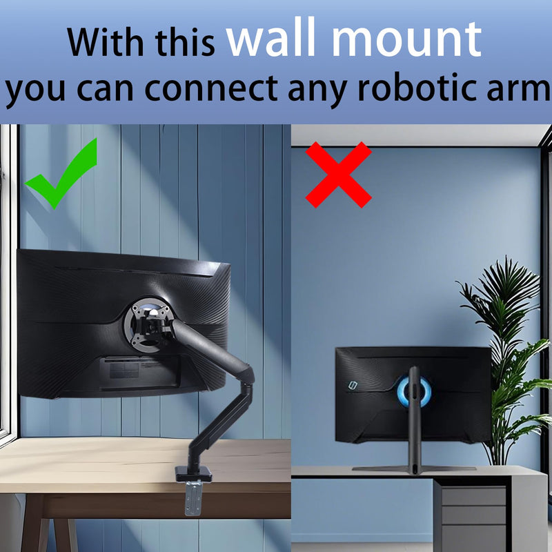 G7 G6 VESA Mount Adapter Compatible with Samsung Odyssey G7 G6 Monitor | Odyssey G7 G6 Mount for G65B G70A G70B G75NB G75T G77T CJ890 CRG9 CHG90 S95UA Serie (43in Monitors Cannot be Used)