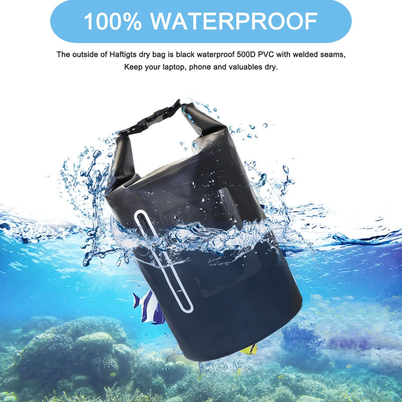 15L Faraday Bags with Waterproof Phone Pouch, Faraday Cage for Signal Blocking, Faraday Key Fob Protector, Anti-Theft Anti-Tracking GPS RFID Waterproof Dry Bag