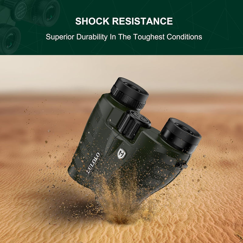 [AUSTRALIA] - 25x32 UHD Compact Binoculars for Adults High Powered - Large View Binoculars with Clear Low Light Vision - Super Bright Lightweight & Waterproof Binocular for Bird Watching Travel Hunting 25x32 