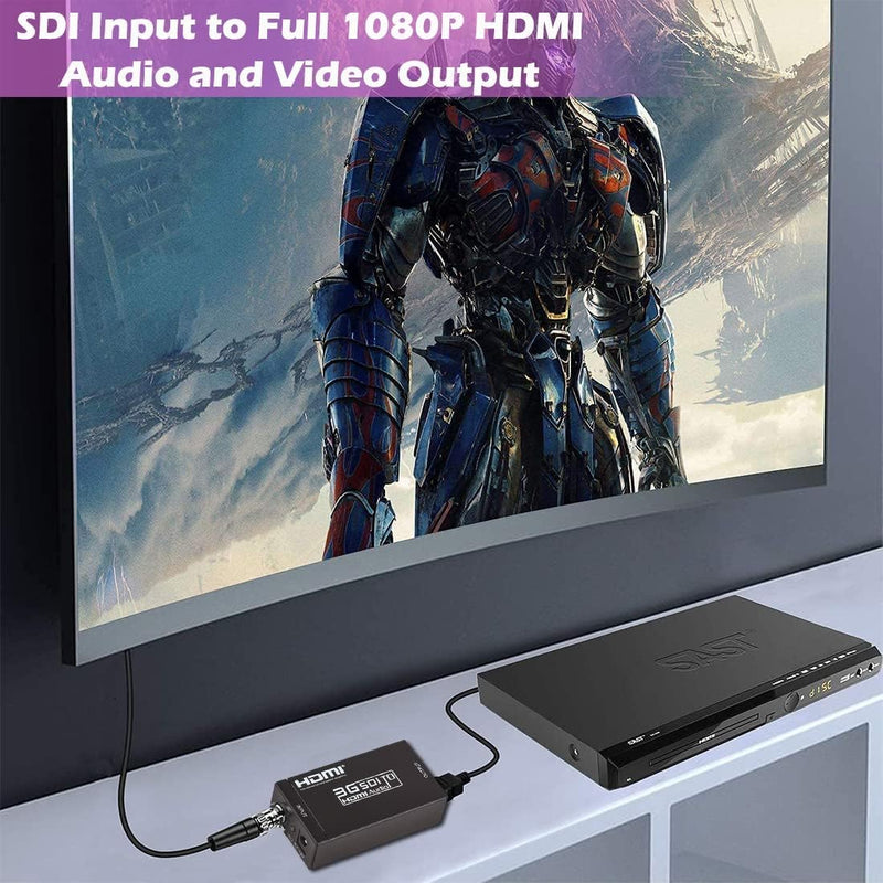 [AUSTRALIA] - HDMI Converter Adapter - Mini 3G SDI to HDMI for SD/HD/3G-SDI Signals 