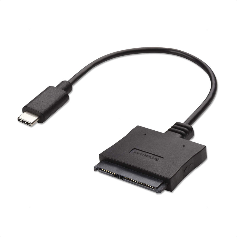 Cable Matters Premium Aluminum 10Gbps Gen 2 USB C Hard Drive Enclosure for 2.5" SSD/HDD with USB-C and USB-A Cables - Thunderbolt 3 Port Compatible & USBC to SATA Adapter