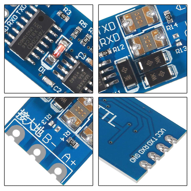 ACEIRMC 10pcs TTL to RS485 485 to Serial UART Level Reciprocal Hardware Automatic Flow Control UART to RS485 Converter RS485 to TTL