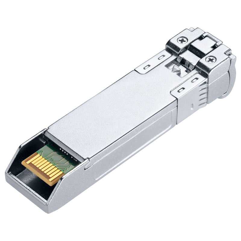 10G Gigabit Single Mode SFP+ LC Module,10G 1310nm SMF, up to 10 km, DDM,10GBase-LR Fiber Transceiver, Compatible with Cisco, Ubiquiti, Mikrotik,Netgear, Dlink,Linksys and More (4 Pack)