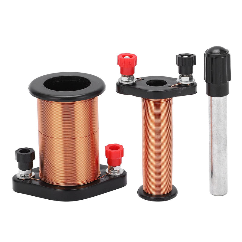 Demonstration Induction Coil, Primary Secondary Coil Physical Electromagnetic Induction Coil Experiment Device Magnetic Wire Coil for Physics Teaching