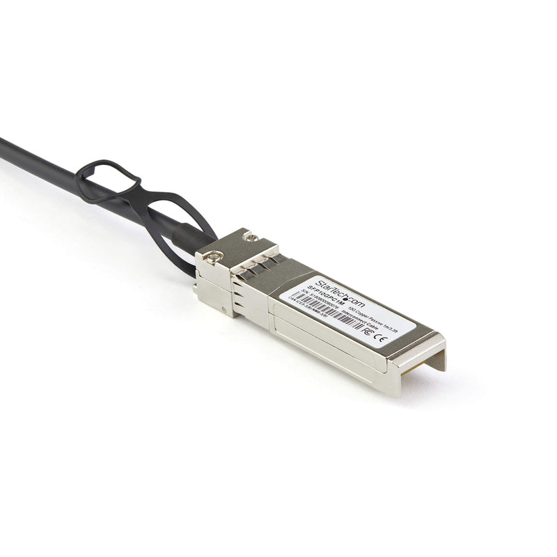 StarTech.com Dell EMC DAC-SFP-10G-2M Compatible Cable - 2 m - 10 GbE (DACSFP10G2M) | 10GbE SFP+ Copper DAC 10Gbps Low Power Passive Mini GBIC/Transceiver Module DAC, Twinax, Compatible, Attach