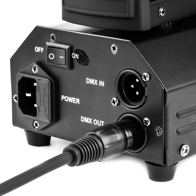 [AUSTRALIA] - MFL. 10 ft Flexible DMX Cable 3 Pin Signal XLR Male to Female Cable Wire for Stage Lighting DJ Lights, 110 Ohms Impedance, Black, 4 Pack 10.2ft/3.1M 