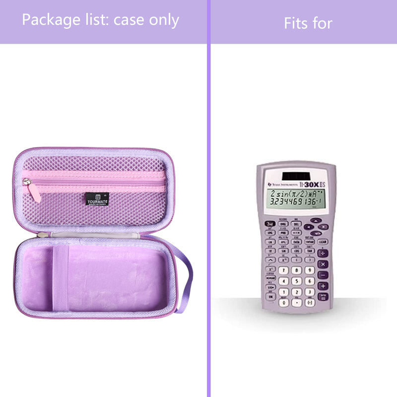 Hard Travel Case Replacement for Texas Instruments TI-30X IIS 2-Line Scientific Calculator, Case Only Black