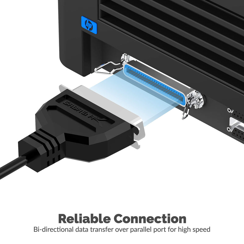 Sabrent USB to Parallel IEEE 1284 Printer Cable Adapter (CB-CN36)
