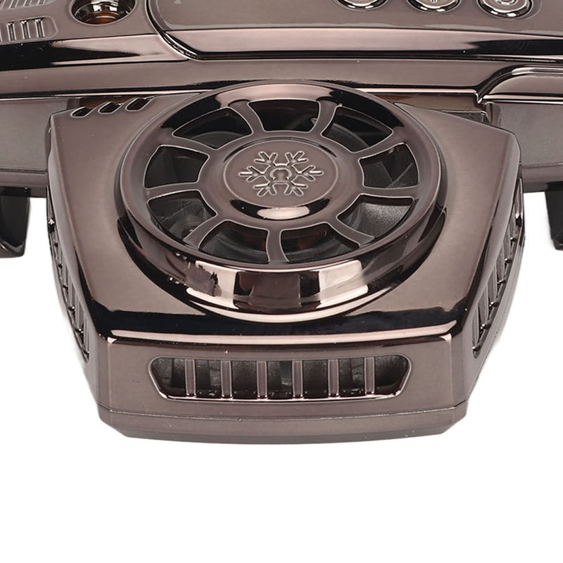 Cell Phone Cooler, Low Noise Cellphone Radiator with Dual SemiConductor Cooling Chip, Mobile Phones with Width of 2.6 to 3.5in for Live Streaming, Outdoor Vlog, Gaming