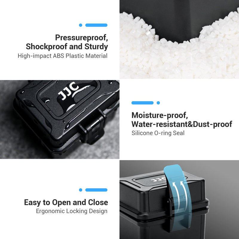 JJC LED Light Guide Ring with LI-90B LI-92B Battery Memory Card Case for Olympus Tough TG 7 TG6 TG5 TG4 TG3 TG2 TG1