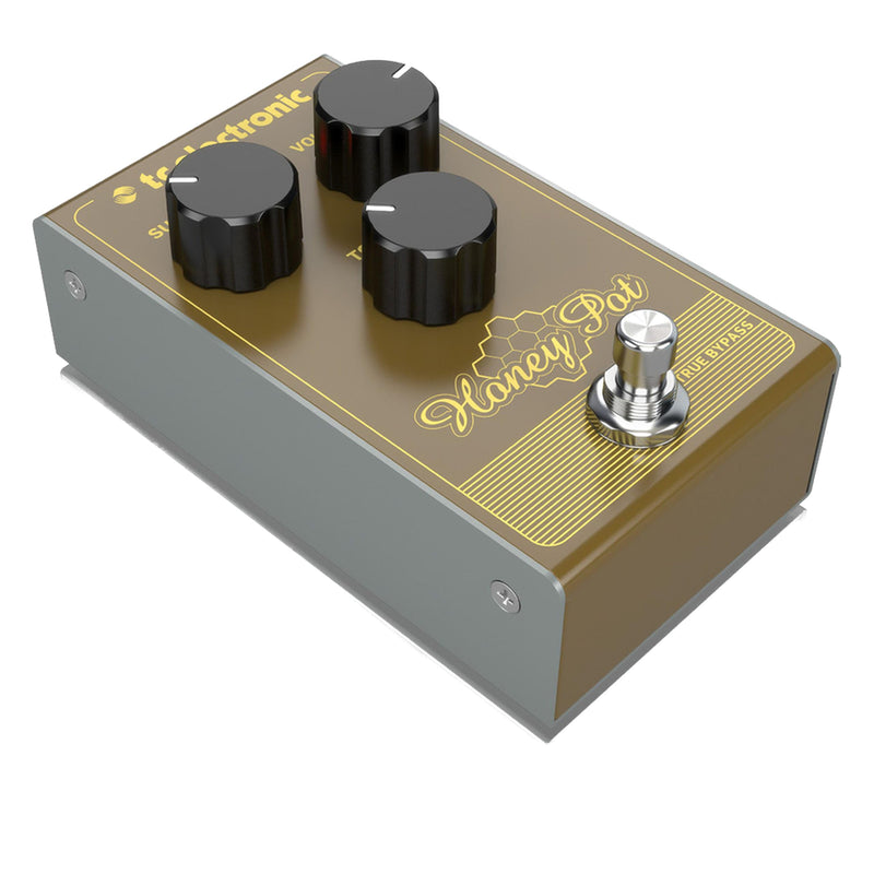 TC Electronic HONEY POT FUZZ Vintage-Flavored Fuzz Pedal with Massive Wall of Tones and Miles of Sustain