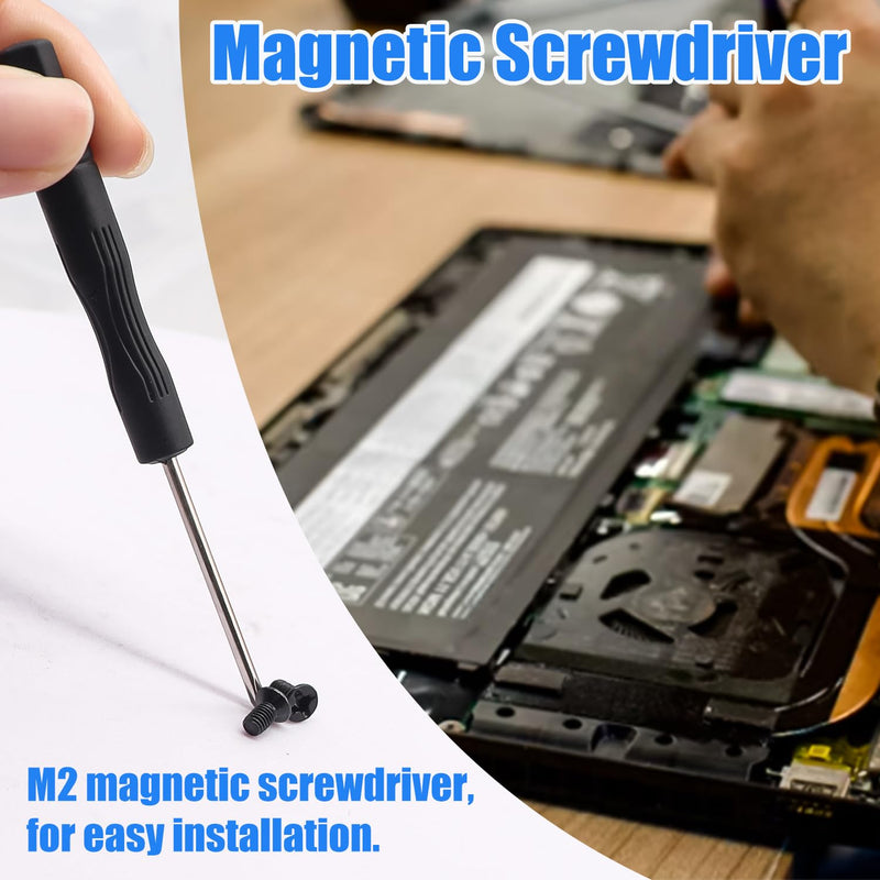400Pcs Computer Screws Assortment Kit, Motherboard Standoffs Screw + 360Pcs Laptop Screws Notebook Computer Tiny Screw Kit 12 Sizes M2 M2.5 M3
