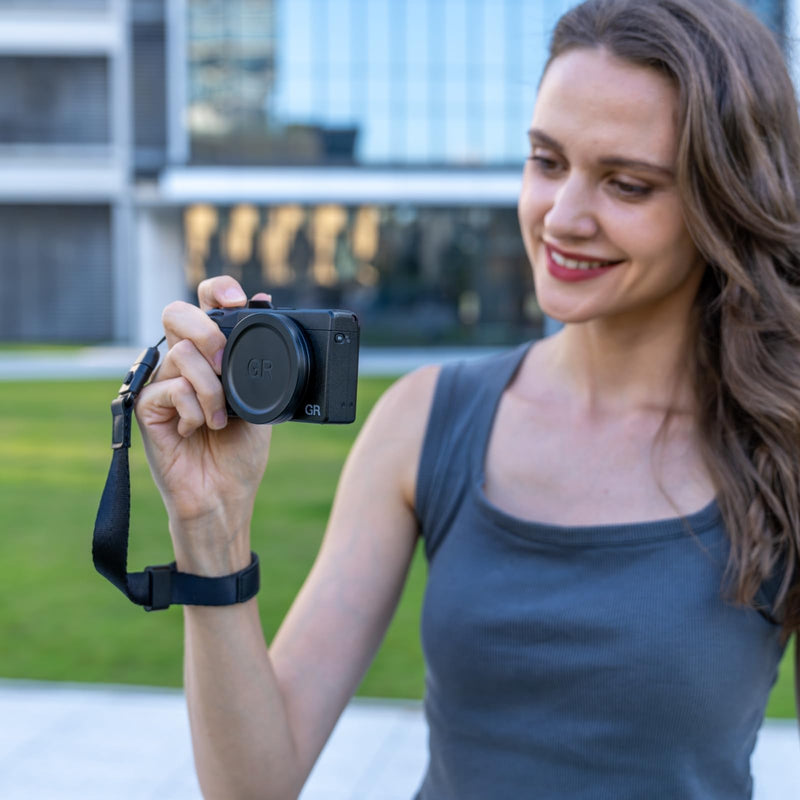 [AUSTRALIA] - JJC Camera Lens Cap for Ricoh GR IV GRIV GR4 GR IV HDF Monochrome with Soft EVA Interior, Aluminium Durable Lens Protector Cover for GR 4 Digital Camera Accessories, Anti-dust and Scratch-Resistant 