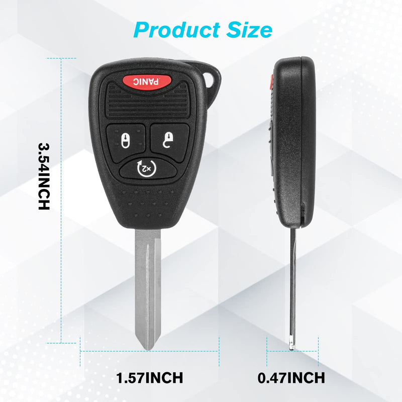 [AUSTRALIA] - Car Key Fob Keyless Entry Remote 315Mhz OHT692713A for Jeep Wrangler 2009-2018, Compass 2010-2017, Patriot 2010-2017 