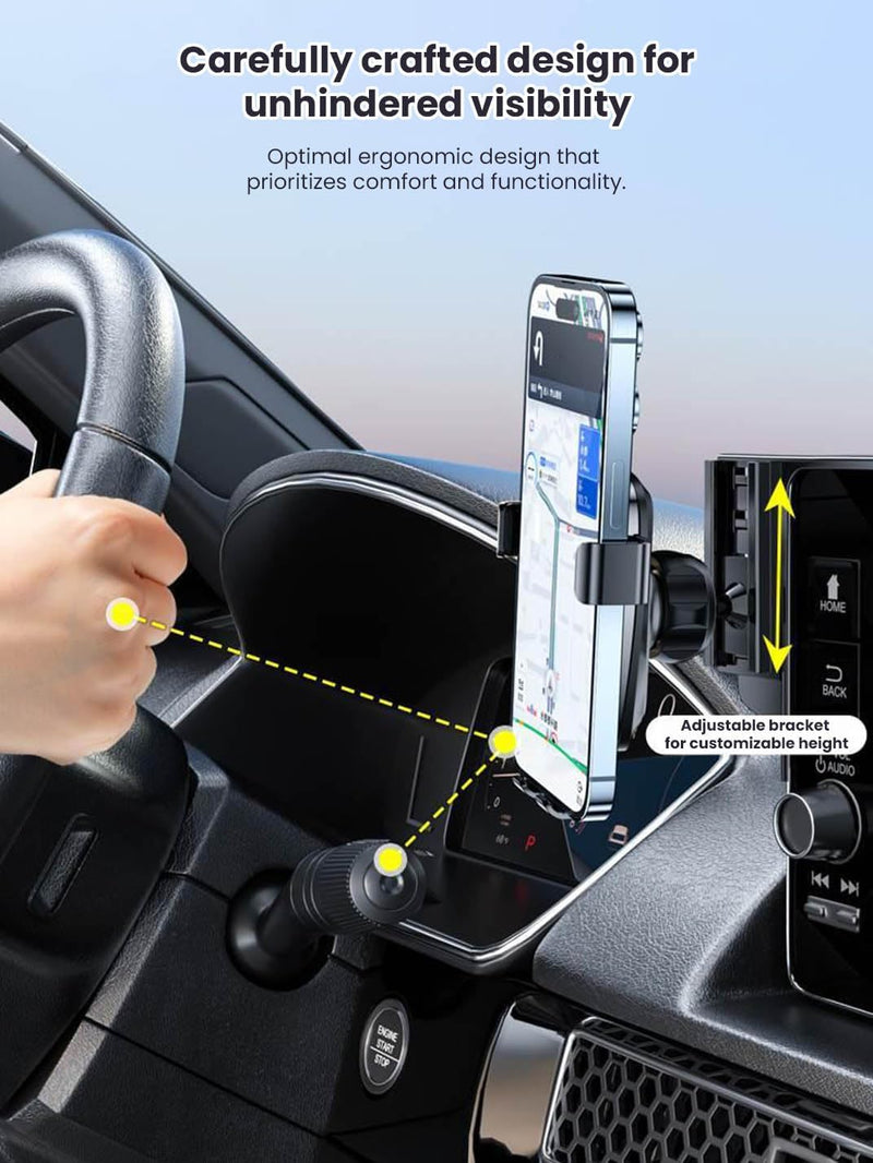 Martoffes™ Screen Phone Holder Made for Ford Escape and Kuga 2020 to 2023 / Ford EcoSport 2018 to 2026 (8.0-INCH Touchscreen Display) Dashboard Screen Cell Phone Dash Mount Accessories