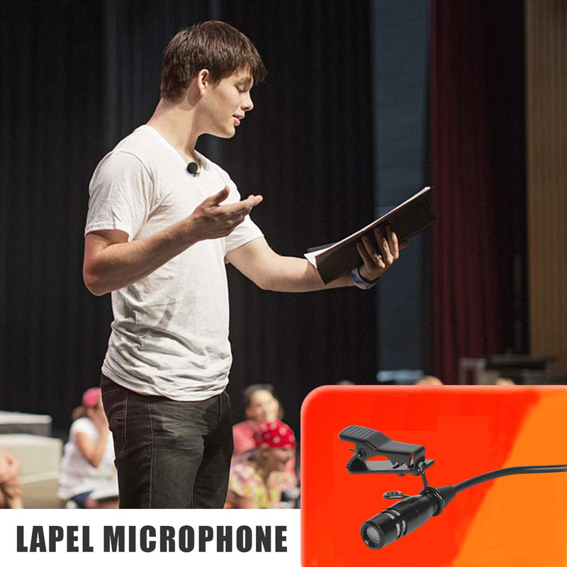 Lavalier Microphone Lapel Microphone Compatible with Shure Wireless Transmitter - Unidirectional Condenser Mic - Mini XLR TA4F Plug Mini XLR TA4F Plug for Shure Only
