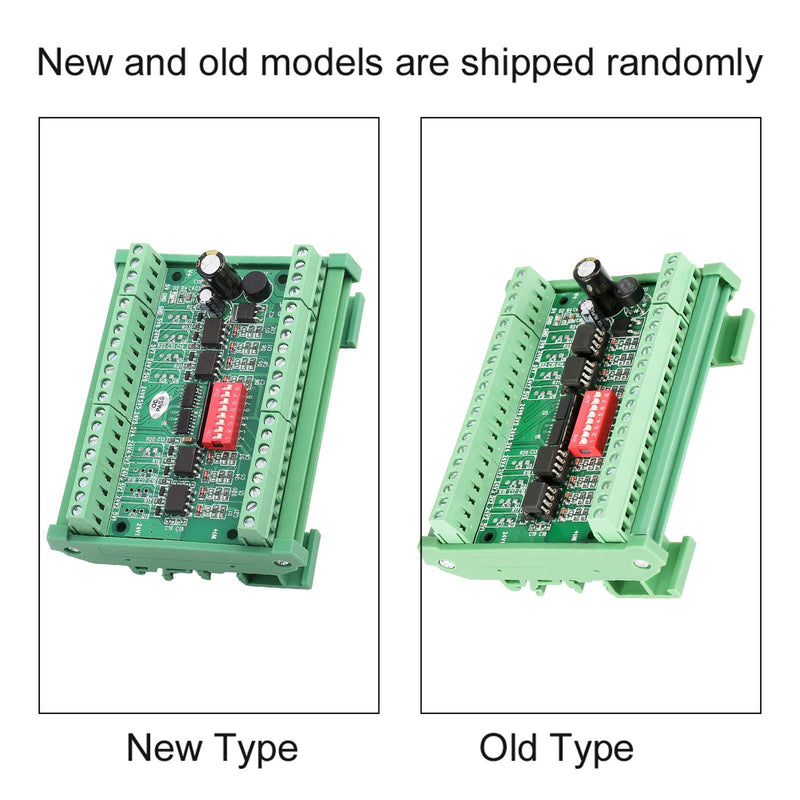 [AUSTRALIA] - 1Pc 8-Channel 5V/24V Level Converter Module 10MHZ NPN/PNP to NPN Conversion Module for PLC MCU Interface Matching 