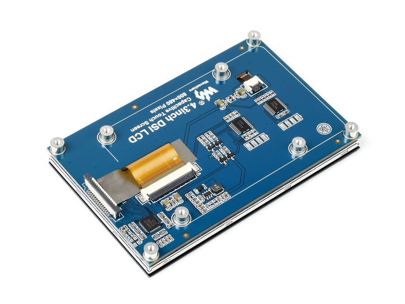 [AUSTRALIA] - waveshare 4.3inch Capacitive Touch Display Compatible with Raspberry Pi 5/4B/3B+/3A+/3B/2B/B+/A+/CM3/3+/4 800×480 Resolution IPS Wide Angle MIPI DSI Interface 4.3inch DSI LCD 
