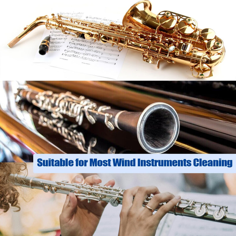 [AUSTRALIA] - Flute Care Cleaner Kit with Cork Grease,Multifunctional Cleaning Brush, Cotton Cleaning Brush, Swab and Screw, Niantime Flute Cleaning Kit for Base Maintenance Basic Flute cleaning Kit 