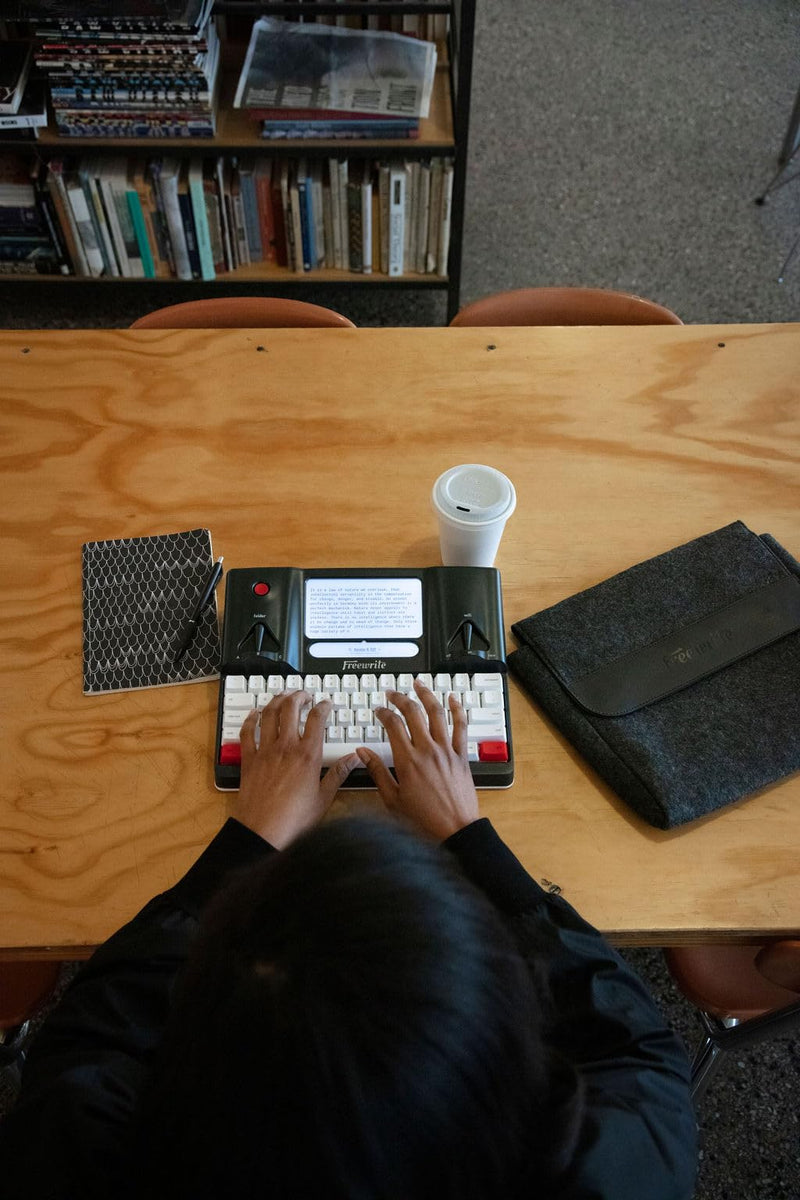 Freewrite Sleeve for Freewrite Smart Typewriter, Protective Felt & Leather Sleeve with Soft, Non Scratch Lining