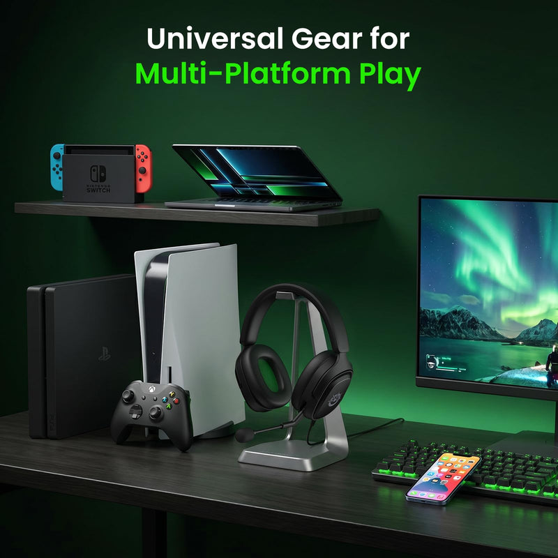 Flare X Wired Gaming Headset with Mic for Xbox Series S/X PS5 PC | 50mm driver, Flip-to-mute cardioid mic, 3.5mm audio jack