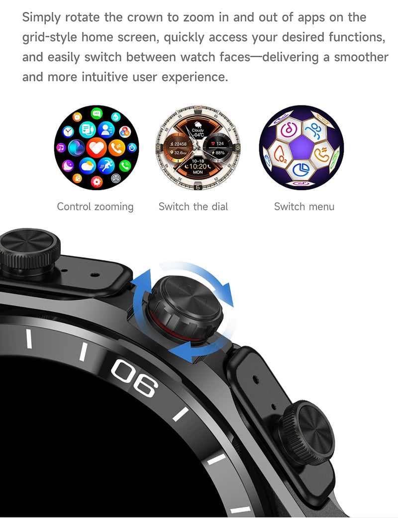 Smart Watch with Earbuds for Android and iPhone,1.52'' HD Screen,Answer/Make Calls,Fitness Tracker,Ultra-Thin Design,Watch with Earbuds for Men Women black
