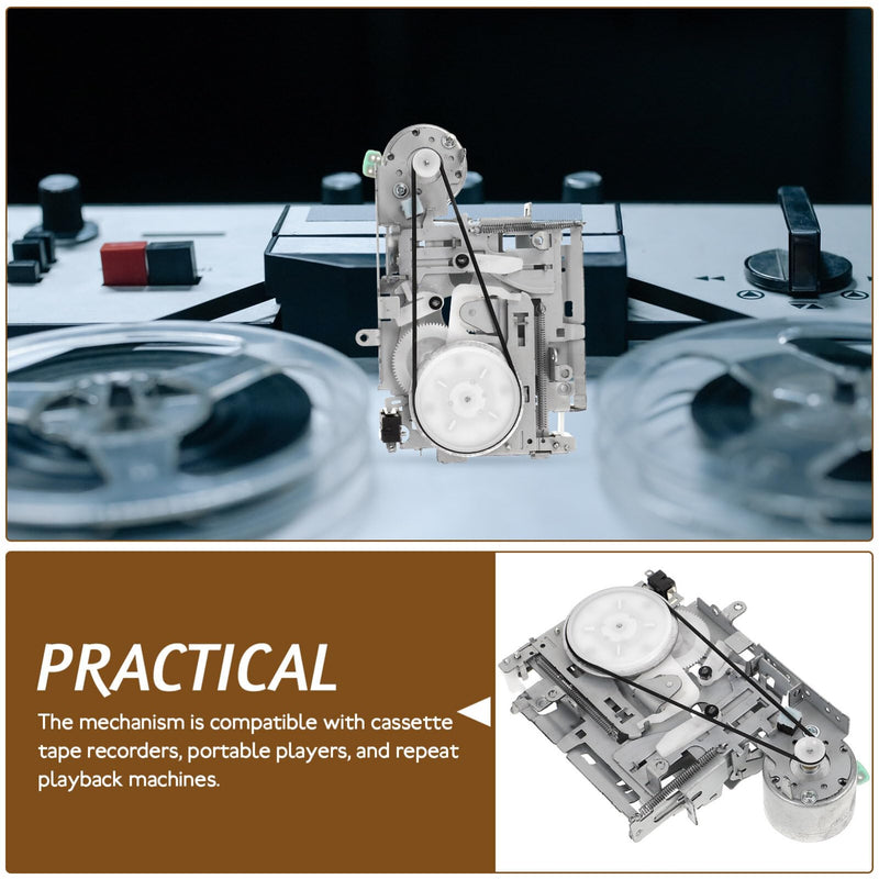 [AUSTRALIA] - Cassette Tape Recorder Movement Replacement Mechanism Core for Portable Tape Machines Repeaters DIY Repair .92X3.15X1.38 Inches Metal Durable 