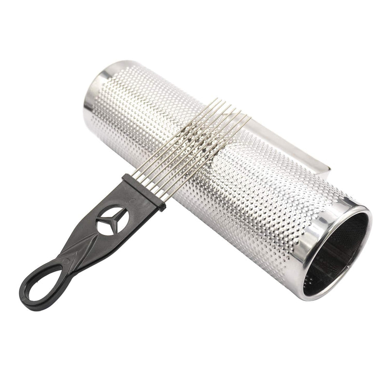 EastRock Stainless Steel Guiro 10" 3" Percussion Instrument Musical Training Tool with Scraper,Professional Band Accompaniment Sand Hammer Guiro Shaker Instrument 3"*10"