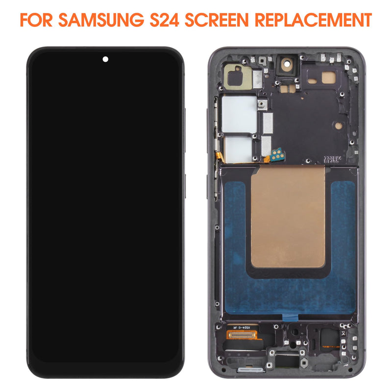 INCELL for Samsung Galaxy S24 Screen Replacement for Samsung S24 LCD Display SM-S921B SM-S921W SM-S921U LCD Digitizer Touch Screen Assembly with Frame