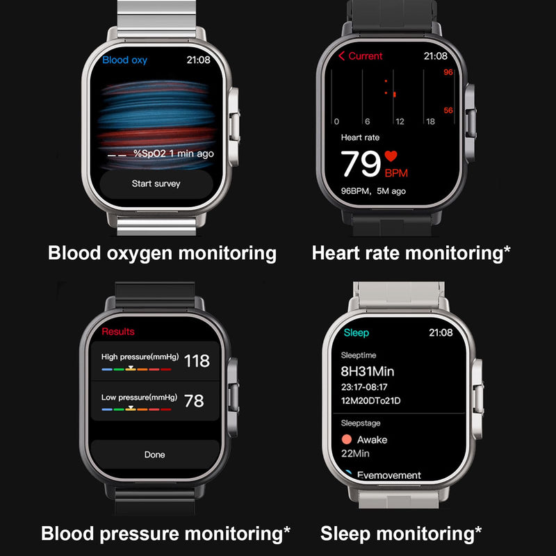 Smart Watch with Earbuds, 2.01" HD Screen Fitness Watch, 2 in 1 Smartwatch with 100+ Sport Modes Fitness Tracker, Sleep/Heart Rate/Monitor Pedometer for iOS & Android, Black