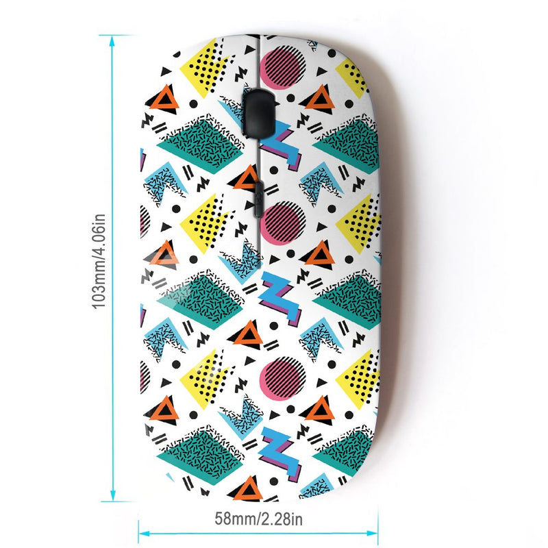 KOOLmouse [ Optical 2.4G Wireless Computer Mouse ] [ 90S Neon Random Art ]
