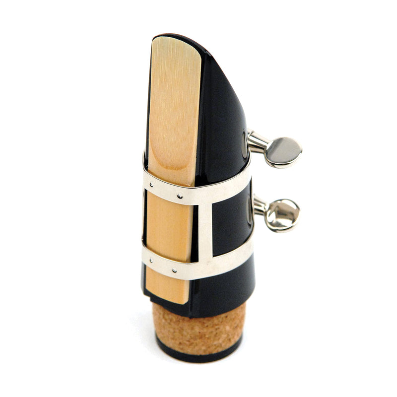 D'Addario Rico Ligature & Cap, Bb Clarinet, Nickel Plated Ligature & Cap Sets