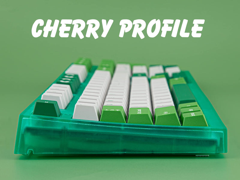 Custom Keycaps Cherry Profile 172 Keys Kit - ABS Double-Shot Keycap for ANSI & ISO Layout Mechanical Keyboards - Compatible with 60%, 65%, 75%, 80%, 100% Keyboards (Typewriter)