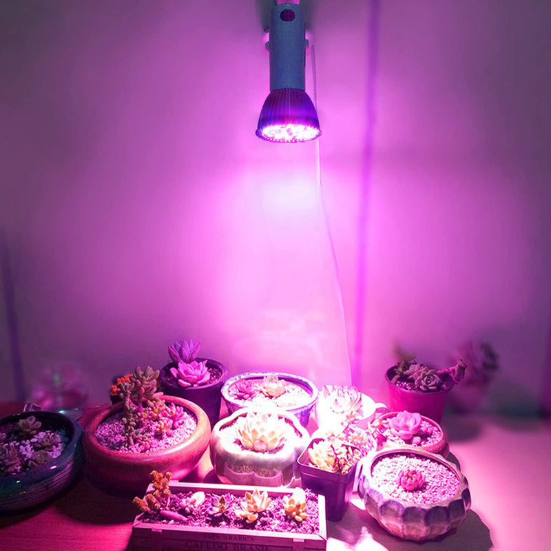 [AUSTRALIA] - Pflanzenlampe,Pflanzenlampe Vollspektrum Pflanzenlampe E27 LED Wachstumslicht Wachstumslampe für DIY-Hydrokultur-Pflanzenblume 