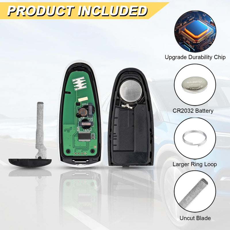 Vurkcy Key Fob Replacement for Ford Escape/Focus BEV Electric/C-Max Energi Car Keyless Entry Remote, M3N5WY8609 M3N5WY8610, 5 Btn(Only fit Pictured Key)