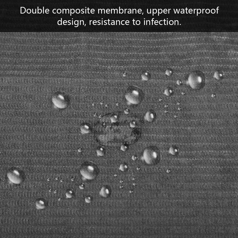 Dental Bib, Tattoo Underlay, 3-Layer Waterproof Disposable Paper Tablecloth Accessories, 45 x 33 cm (50, Black) 50